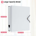 A4 Kpop Photocard Binder 25 Pages 9-Pocket White Album for Instax Mini Photos by Deal US