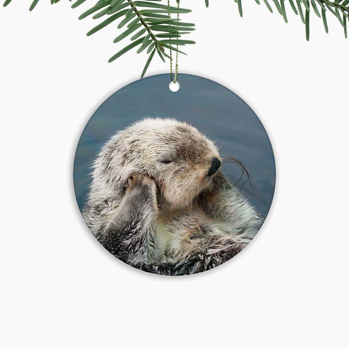 Sea Otter Christmas Ornament Animal Xmas Tree Hanging Decor Collectible Gift by Deal US