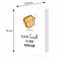 Ogeby Funny Toast Boss's Day Card for Boss, Leader, Coworker by Deal US