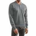 Thkzn Men’s Knit Polo Sweater Grey Long Sleeve Fleece Lined XL Classic by Deal US