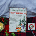 BlinkWishes Christmas Card for Aunt with Envelope & Seal | Xmas Gift by Deal US