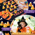 Simgoing 60PCS Halloween Mini Candy Corn Decorations Fall DIY Vase Filler by Deal US