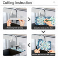 Kitchen Sink Splash Guard 14.7" Faucet Mat Water Absorbent Foldable Washable by Deal US