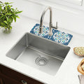 Kitchen Sink Splash Guard 14.7" Faucet Mat Water Absorbent Foldable Washable by Deal US