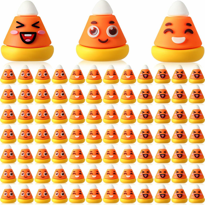 Simgoing 60PCS Halloween Mini Candy Corn Decorations Fall DIY Vase Filler by Deal US