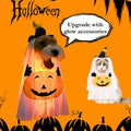 Dog Cat Halloween Pumpkin Ghost Costume Funny Cute Pet Outfit Medium by Deal US