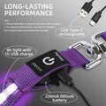 PetIsay Light-Up Dog Leash 6FT USB-C Rechargeable Waterproof White by Deal US