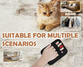 DLIOJHL Pet Hair Removal Gloves Cat & Dog Hair Cleaner Black Red by Deal US