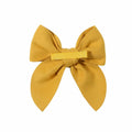 BOENBE LOVED Satin Ribbon Bows Hair Clips for Toddlers, Kids & Teens Red by Deal US