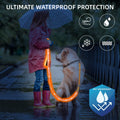 PetIsay Light-Up Dog Leash 6FT USB-C Rechargeable Waterproof White by Deal US