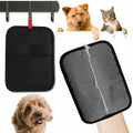 DLIOJHL Pet Hair Removal Gloves Cat & Dog Hair Cleaner Black Red by Deal US