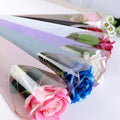 JOSON 24pcs Flower Packaging Bags 6 Colors Single Rose Diamond Heart Gift by Deal US