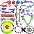 Pets&Goods Rope Dog Toys 13-Pack Durable Cotton Chew Tug Toys by Deal US