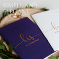 Evoware His & Hers Vow Books Set of 2 Silver Rose Gold Pens 28 Pages by Deal US