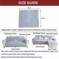 TAOMOCASTL Velvet Sectional Couch Cover Non Slip Sofa Protector Gray 36x36 by Deal US