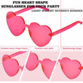 12 Pairs Heart Shaped Sunglasses Kids Rimless Party Favor Bride Bachelorette by Deal US