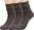 3 Pairs Women Winter Knee High Boot Socks Cable Knit Size 5-11 by Deal US