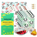 Beeswax Food Wraps 9-Pack Reusable Sustainable Alternative to Plastic by Deal US