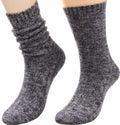3 Pairs Women Winter Knee High Boot Socks Cable Knit Size 5-11 by Deal US