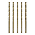 Sabre Tools 5/32” Cobalt Drill Bit Set 5pcs M35 Split Point Steel Metal Cast by Deal US