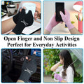 2 Pairs Arthritis Gloves Compression Fingerless Pain Relief Gloves Small by Deal US