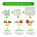 Beeswax Food Wraps 9-Pack Reusable Sustainable Alternative to Plastic by Deal US