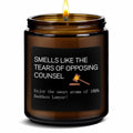 MOTVZC Lavender Candle Lawyer Gifts Funny Birthday Christmas Black Soy Wax by Deal US