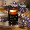 MOTVZC Lavender Candle Lawyer Gifts Funny Birthday Christmas Black Soy Wax by Deal US