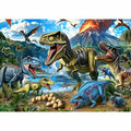 MINIWAN Dinosaur Floor Puzzle 200 Pieces Colorful Jurassic Park 19x13 in by Deal US