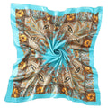 SHJINJU Women's Satin Square Silk Like Hair Scarf Wrap 35" 11-Style by Deal US