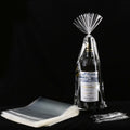 Kolewo4ever Wine Bottle Gift Bags Green Organza 8x16in 100pcs + 200 Twist Ties by Deal US