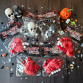 EUOCENK 6PCS Halloween Squishy Kit Stress Relief Toys Red White Black by Deal US