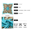 SHJINJU Women's Satin Square Silk Like Hair Scarf Wrap 35" 11-Style by Deal US