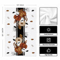 Artoid Mode Halloween Kitchen Towels Set 2 Black Polka Dot Pumpkin 18x26 Inch by Deal US