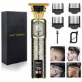 Hilandkom Hair Clippers Men Cordless T-Blade Trimmer Rechargeable LCD Figure-03 by Deal US