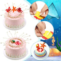Yulejo 10 Pcs Dinosaur Cake Toppers Clay Jungle Safari Party Decor 2-3in by Deal US