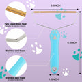 Qiguet Pet Hair Remover Carpet Scraper Fur Remover Tool Black by Deal US