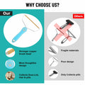 Qiguet Pet Hair Remover Carpet Scraper Fur Remover Tool Black by Deal US