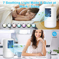 YUYTE Portable Air Conditioner Cooler Humidifier 3 Speeds 7 Colors 500ML White by Deal US