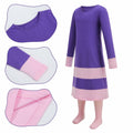 ROSADAGE Girls Daphne Halloween Costume Dress Purple Size 130 (6-7T) by Deal US