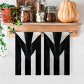 Jiudungs Halloween Kitchen Towels Set of 2 Black White Stripe 18x26 Inch by Deal US