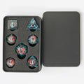 Maywin Dungeons & Dragons Liquid Core Dragon Eye Polyhedral Dice Set by Deal US