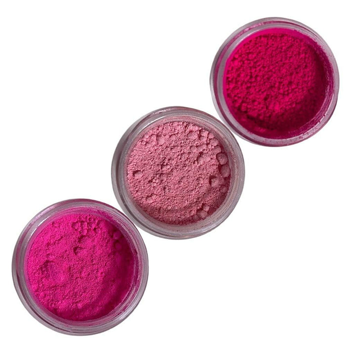 Oh! Sweet Art Edible Petal Dust Set 3 Colors Hot Pink French Rose Pink 4g by Deal US