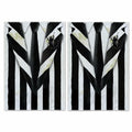 Jiudungs Halloween Kitchen Towels Set of 2 Black White Stripe 18x26 Inch by Deal US
