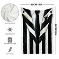 Jiudungs Halloween Kitchen Towels Set of 2 Black White Stripe 18x26 Inch by Deal US