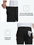 MoFiz Men's Golf Pants Stretch Slim Fit Lightweight Comfy Light Khaki Size 38 by Deal US