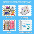 Generic 4 Pack Reusable Sticker Books 120+ Puffy Stickers Multicolor by Deal US