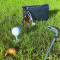 ZWOOGYM Handwoven Knot Charm Golf Club Bag Accessory Black White Green Brown by Deal US