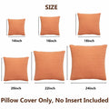 Yoovat Throw Pillow Cover 16x16 inch Sea Blue Texture Polyester by Deal US
