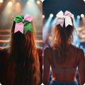 Tiltol 2 PCS Enchanted Witch Hair Bow Clips Pink Green & Pink White by Deal US